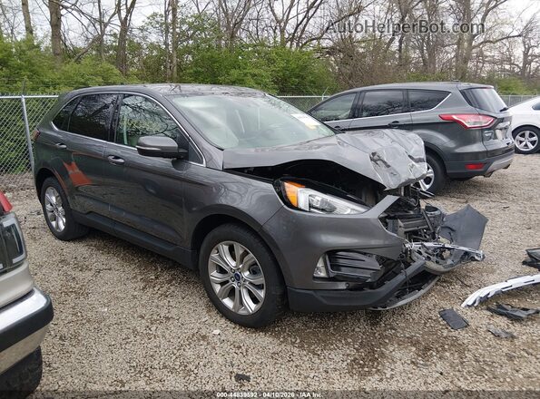 2FMPK3K96MBA51234 2021 FORD EDGE Серый Панорамный вид салона 360°