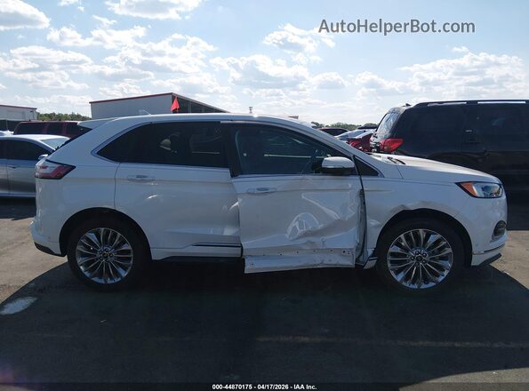 2FMPK3K97LBA53542 2020 FORD EDGE White Vista interior trasera