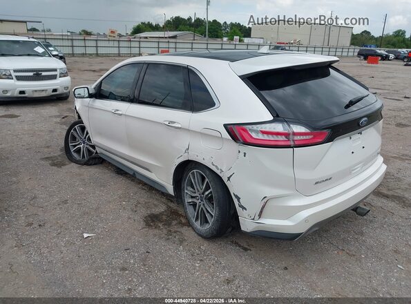 2FMPK3K98KBC72587 2019 FORD EDGE White 