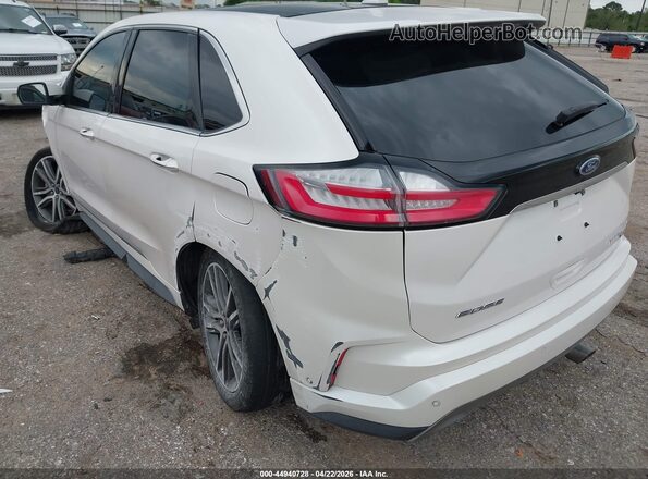 2FMPK3K98KBC72587 2019 FORD EDGE White 