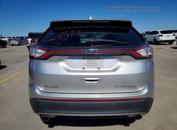 2FMPK3K99JBC18441 2018 FORD EDGE Silver Հետևի տեսք