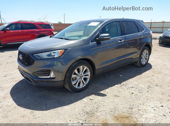 2FMPK3K99LBA15813 2020 FORD EDGE Gray წინა მარცხენა ხედი სამი მეოთხედიდან