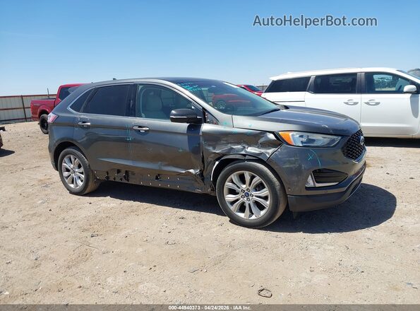 2FMPK3K99LBA15813 2020 FORD EDGE Gray უკანა სალონის ხედი