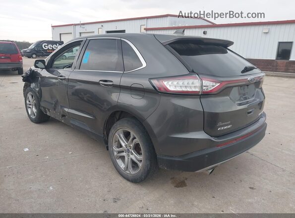 2FMPK3K9XJBB44575 2018 FORD EDGE Gray Tył lewy