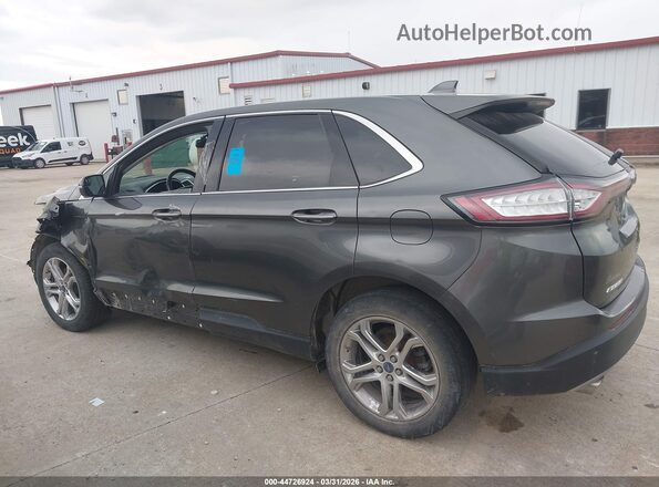 2FMPK3K9XJBB44575 2018 FORD EDGE Gray Widok wnętrza 360 stopni