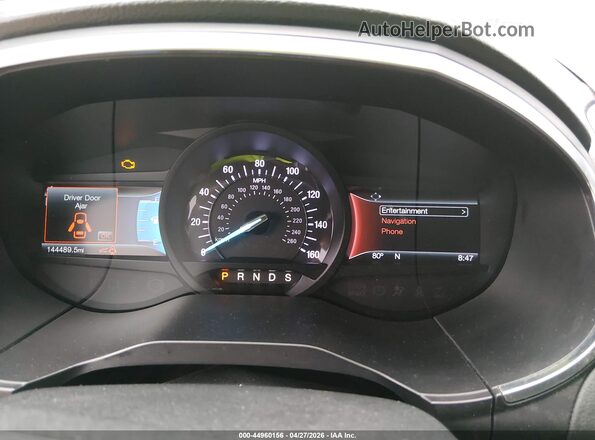 2FMPK4AP1JBC62553 2018 FORD EDGE Black Vista de los asientos traseros