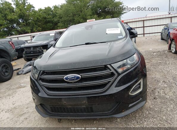 2FMPK4AP1JBC62553 2018 FORD EDGE Black Vista interior trasera