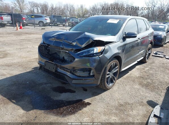 2FMPK4AP2KBB86097 2019 FORD EDGE Black წინა მარცხენა ხედი სამი მეოთხედიდან
