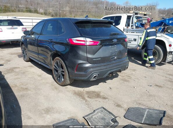 2FMPK4AP2KBB86097 2019 FORD EDGE Black უკანა მარცხენა