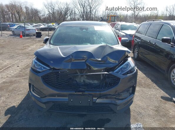 2FMPK4AP2KBB86097 2019 FORD EDGE Black უკანა სალონის ხედი