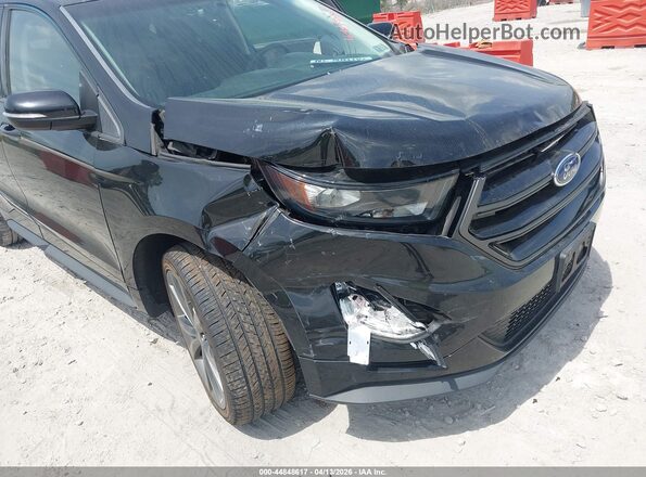 2FMPK4AP3GBB70014 2016 FORD EDGE Black Widok z przodu