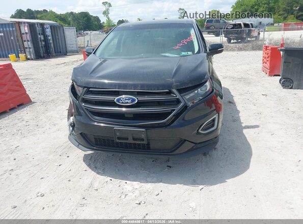 2FMPK4AP3GBB70014 2016 FORD EDGE Black Widok zestawu wskaźników