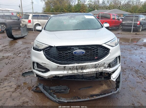 2FMPK4AP7KBC32961 2019 FORD EDGE Silver უკანა სალონის ხედი