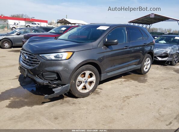 2FMPK4G91LBA85191 2020 FORD EDGE Gray Առջևի ձախ երեք քառորդ տեսարան