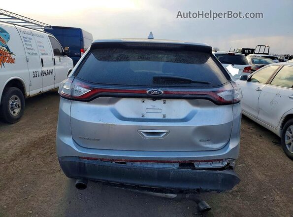 2FMPK4G94GBC00565 2016 FORD EDGE Серебряный Вид сзади