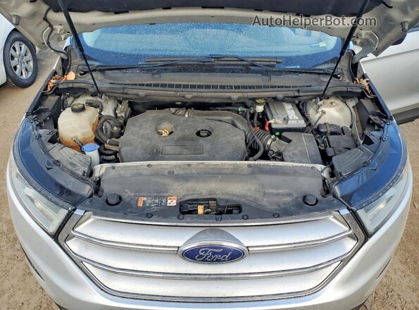 2FMPK4G94GBC00565 2016 FORD EDGE Серебряный Вид задней части салона