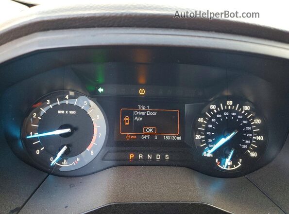 2FMPK4G94GBC00565 2016 FORD EDGE Серебряный Вид щитка приборов