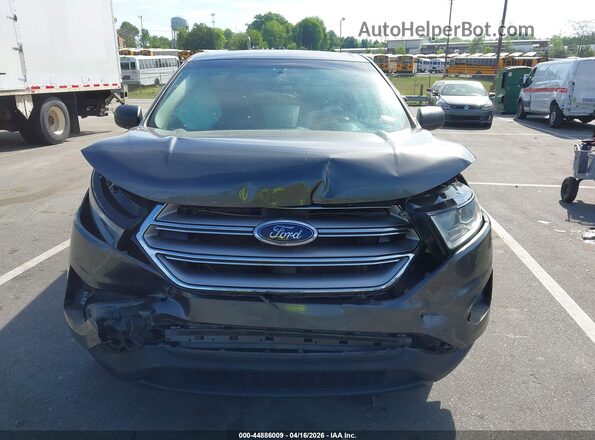 2FMPK4G96HBB30360 2017 FORD EDGE Gray ხელსაწყოთა პანელის ხედი