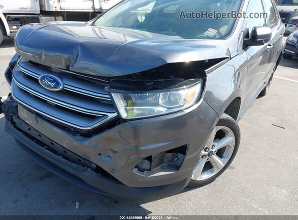 2FMPK4G96HBB30360 2017 FORD EDGE Gray წინა ხედი