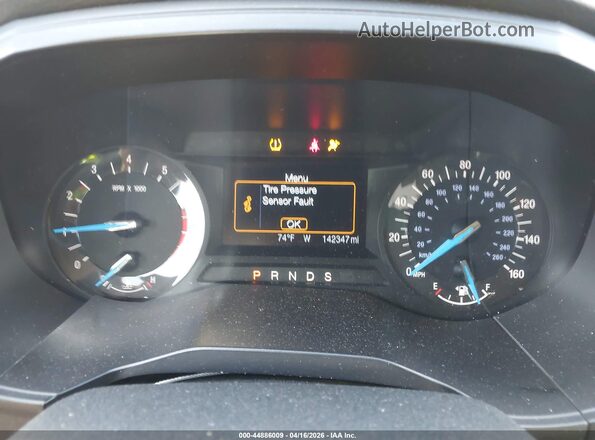 2FMPK4G96HBB30360 2017 FORD EDGE Gray უკანა სავარძლების ხედი