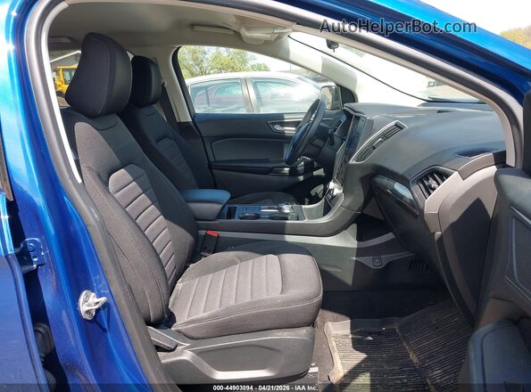 2FMPK4G98NBA72733 2022 FORD EDGE Blue Вид салону спереду