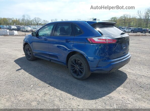 2FMPK4G98NBA72733 2022 FORD EDGE Blue Задня ліва чверть