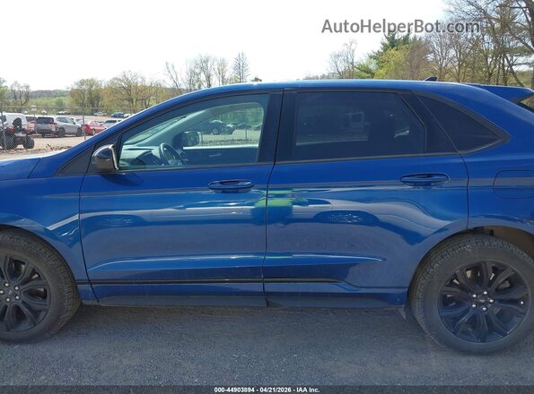 2FMPK4G98NBA72733 2022 FORD EDGE Blue Панорамний вид салону 360°