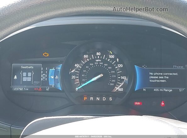 2FMPK4G99PBA03553 2023 FORD EDGE Gray Հետևի նստատեղերի տեսք