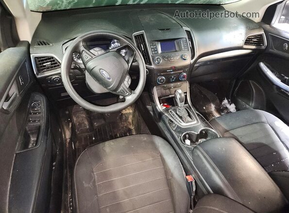 2FMPK4G9XGBC64612 2016 FORD EDGE Charcoal Առջևի վահանակի տեսք