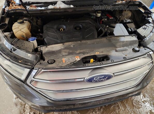 2FMPK4G9XGBC64612 2016 FORD EDGE Charcoal Շարժիչի բաժամունքի տեսք