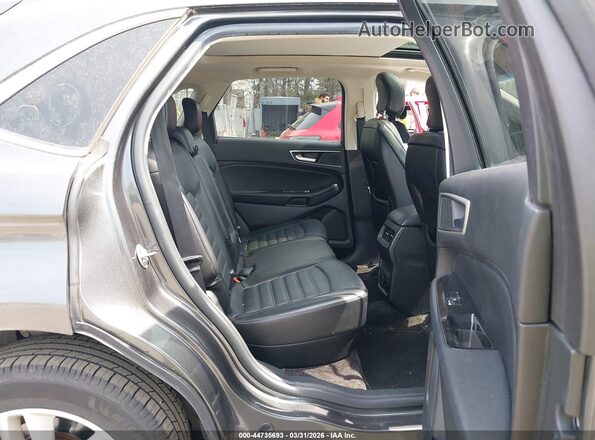 2FMPK4J88JBB69845 2018 FORD EDGE Gray Vista de la etiqueta del VIN