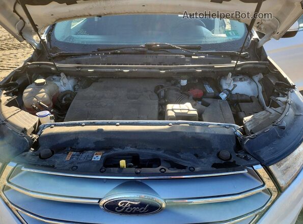 2FMPK4J89JBC17840 2018 FORD EDGE White Engine compartment view
