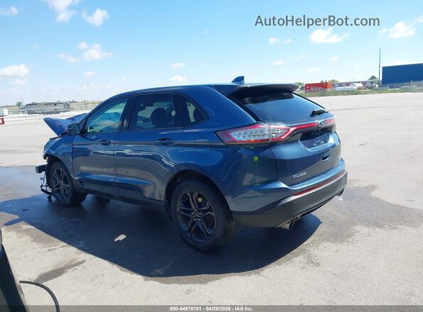 2FMPK4J90JBC22515 2018 FORD EDGE Синий 