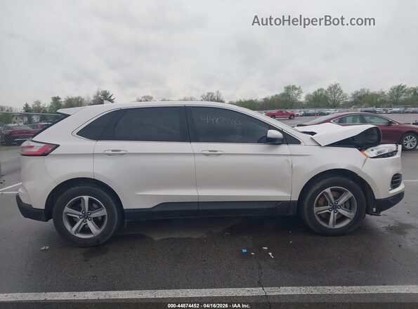 2FMPK4J90KBB78081 2019 FORD EDGE White Vista interior trasera