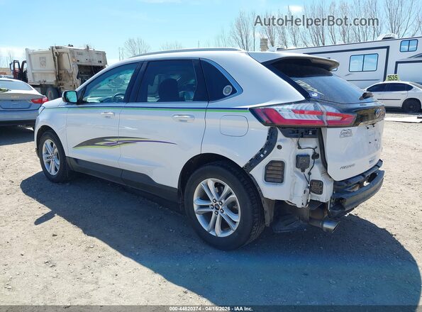 2FMPK4J90KBC66077 2019 FORD EDGE White Հետևի ձախ