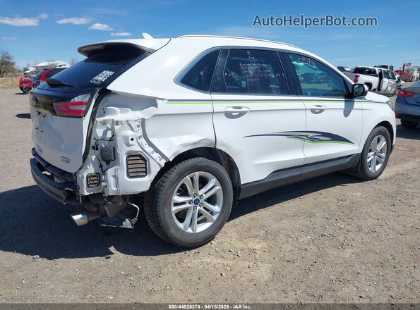 2FMPK4J90KBC66077 2019 FORD EDGE White Հետևի աջ