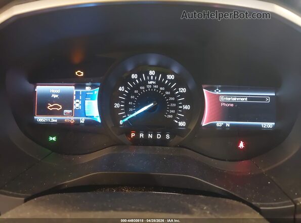 2FMPK4J90LBB12535 2020 FORD EDGE Gray Widok tylnych siedzeń