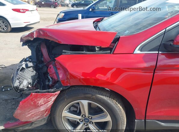 2FMPK4J90MBA48983 2021 FORD EDGE Red Widok z przodu