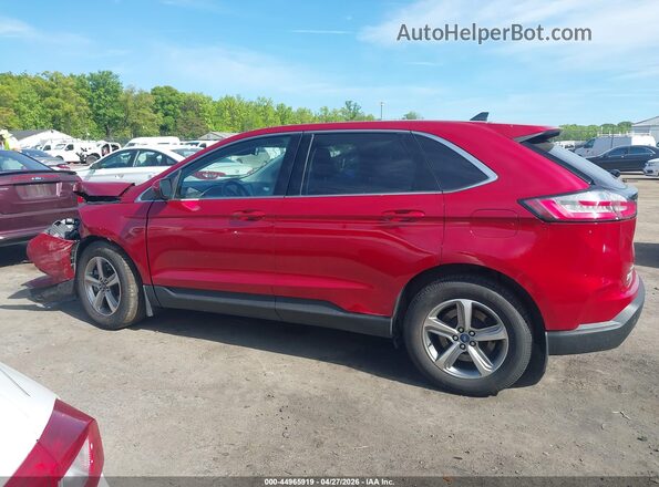 2FMPK4J90MBA48983 2021 FORD EDGE Red Widok wnętrza 360 stopni