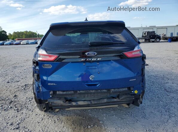 2FMPK4J90PBA39026 2023 FORD EDGE Blue უკანა ხედი