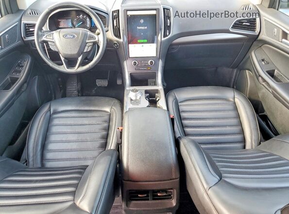 2FMPK4J90PBA39026 2023 FORD EDGE Blue წინა პანელის ხედი