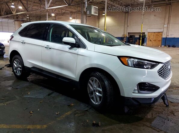 2FMPK4J90RBA10726 2024 FORD EDGE White Передня права чверть