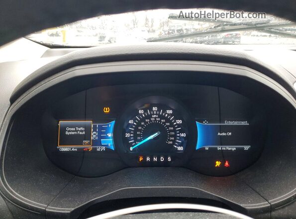 2FMPK4J90RBA48974 2024 FORD EDGE Blue Vista del cuadro de instrumentos
