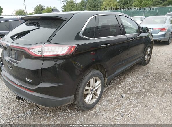 2FMPK4J91GBC10236 2016 FORD EDGE Black უკანა მარჯვენა