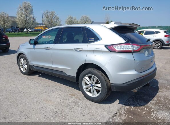 2FMPK4J91HBC42265 2017 FORD EDGE Silver Trasero izquierdo