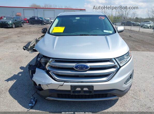 2FMPK4J91HBC42265 2017 FORD EDGE Silver Vista del cuadro de instrumentos