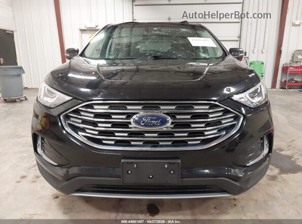 2FMPK4J91KBB42304 2019 FORD EDGE Black Widok zestawu wskaźników