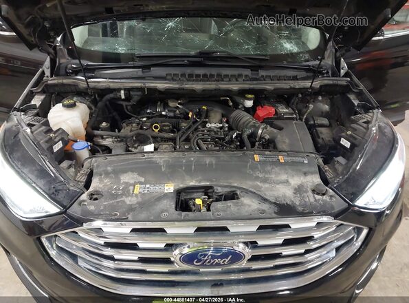 2FMPK4J91KBB42304 2019 FORD EDGE Black Widok z tyłu