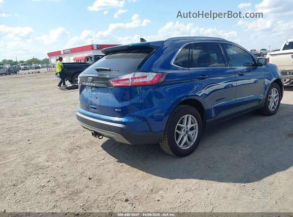 2FMPK4J91MBA19539 2021 FORD EDGE Blue Rear right