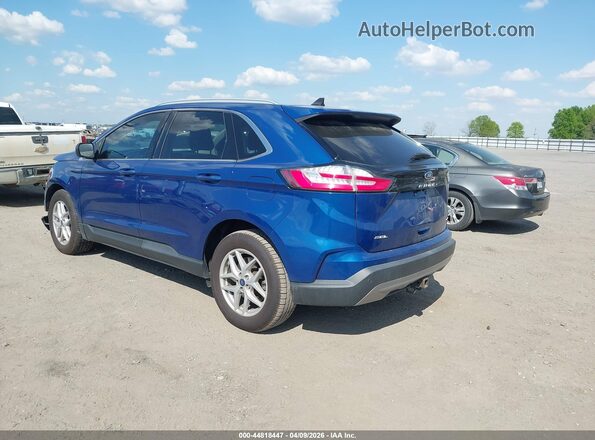 2FMPK4J91MBA19539 2021 FORD EDGE Blue Rear left